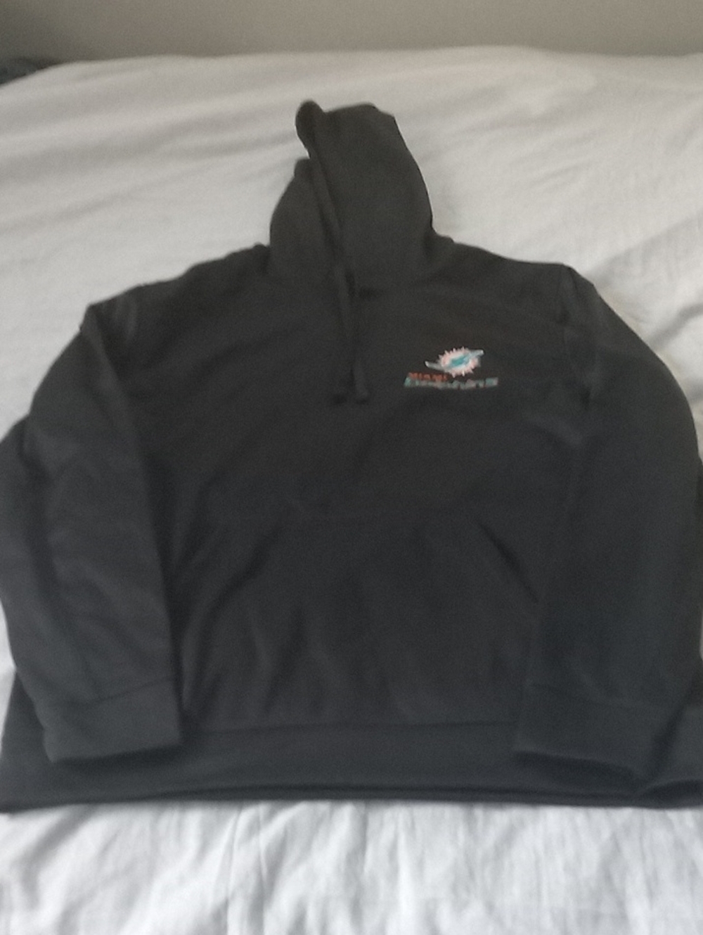 Dunbrooke Men's Blue Crewneck Sweatshirt with Miami Dolphins Logo